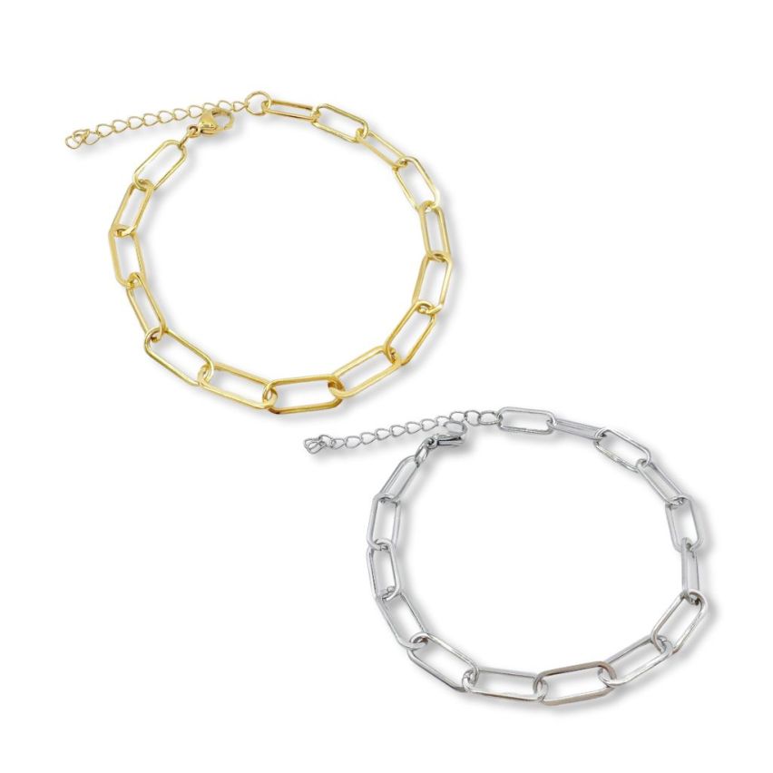 ESSENTIAL Gold Plating S.Steel Anklets Women-c 