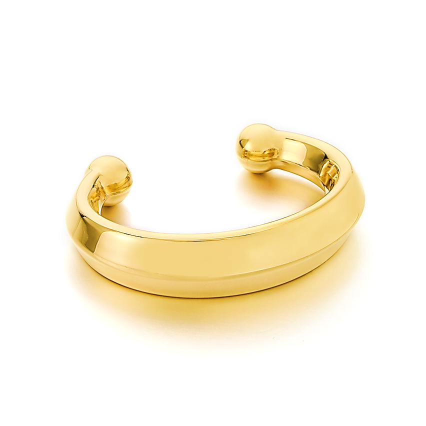 S.Steel Gold Plating Minimalist Women-c 30g 59x18mm