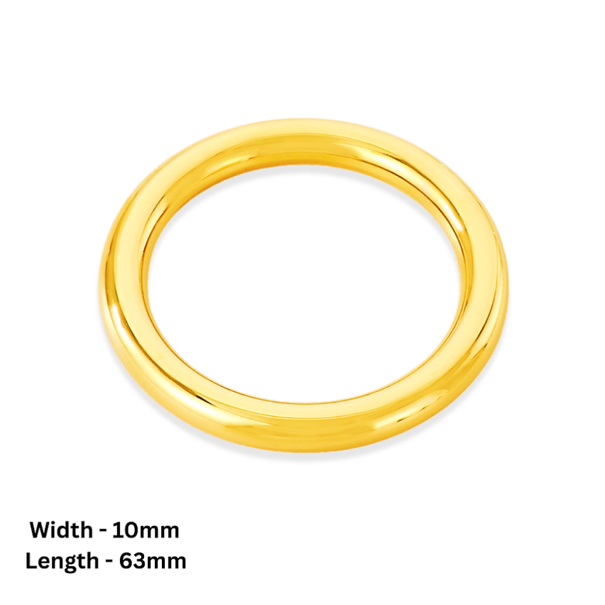 S.Steel Gold Plating Minimalist Women-c 35g 63x10mm
