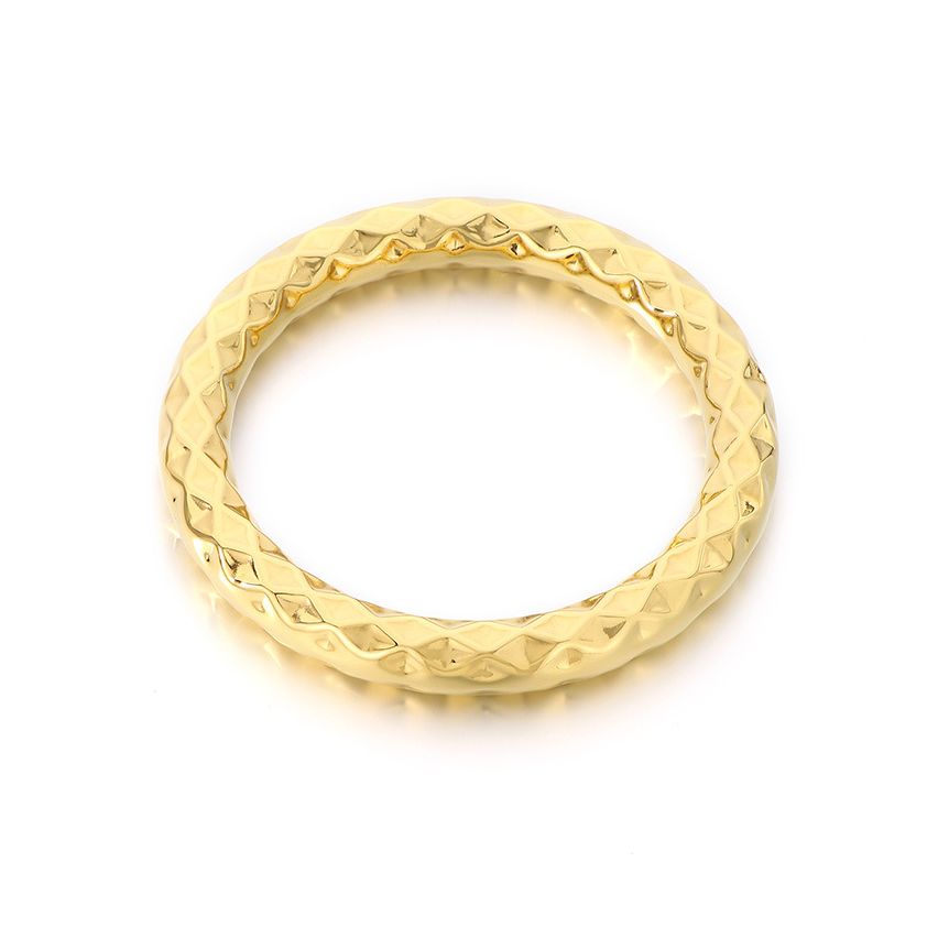 S.Steel Gold Plating Texture Women-c 35g 64x10mm