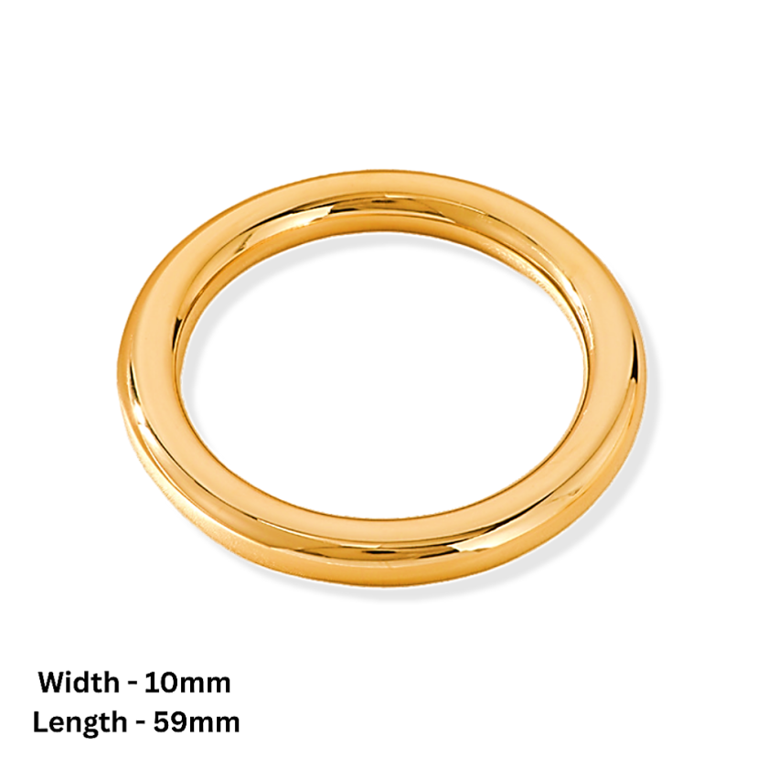 S.Steel Gold Plating Minimalist Women-c 35g 63x10mm