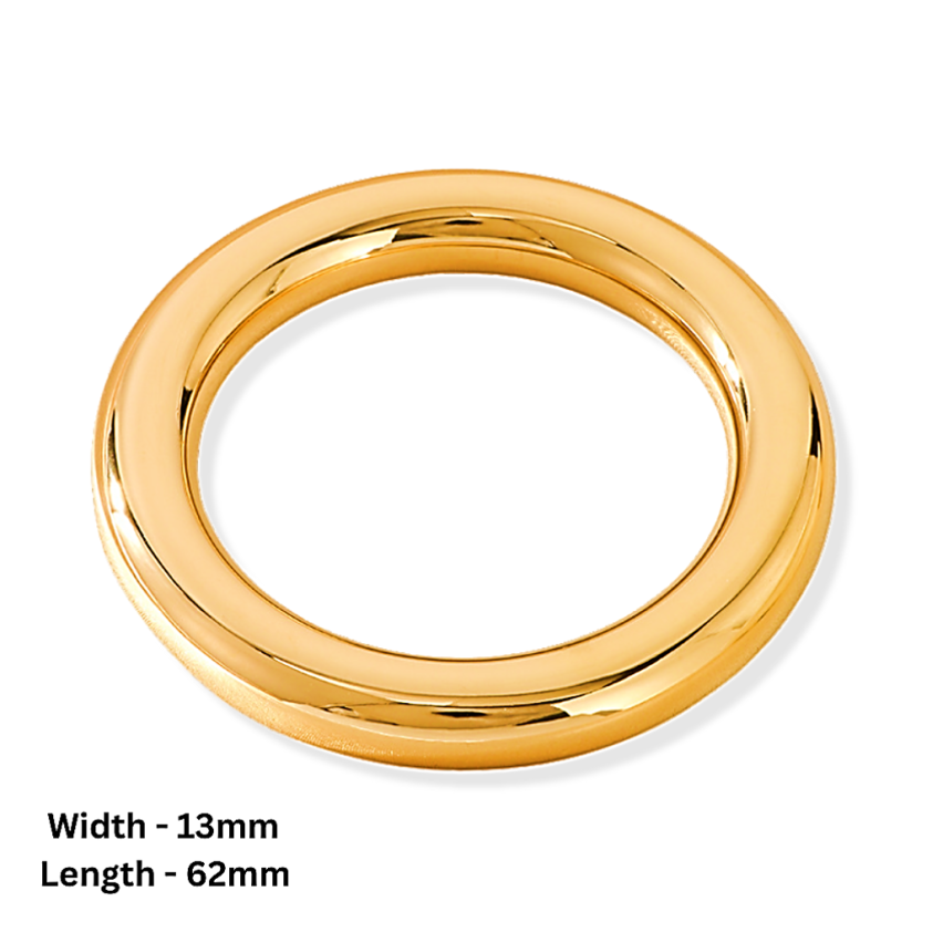 S.Steel Gold Plating Minimalist Women-c 62x13mm