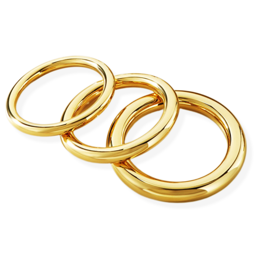 S.Steel Gold Plating Minimalist Women-c