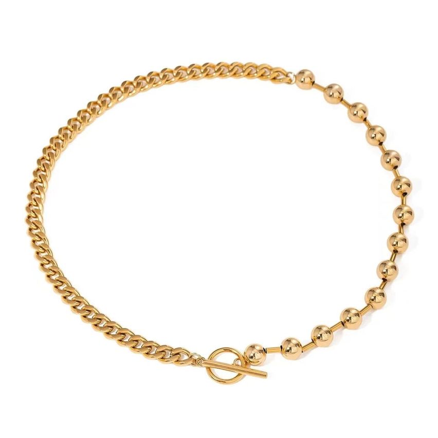 S.Steel Gold Plating Links Women-c 26.6g