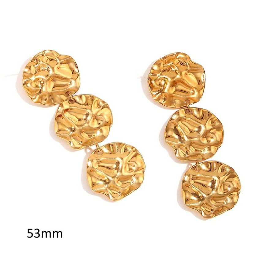 S.Steel Gold Plating Long Women-c