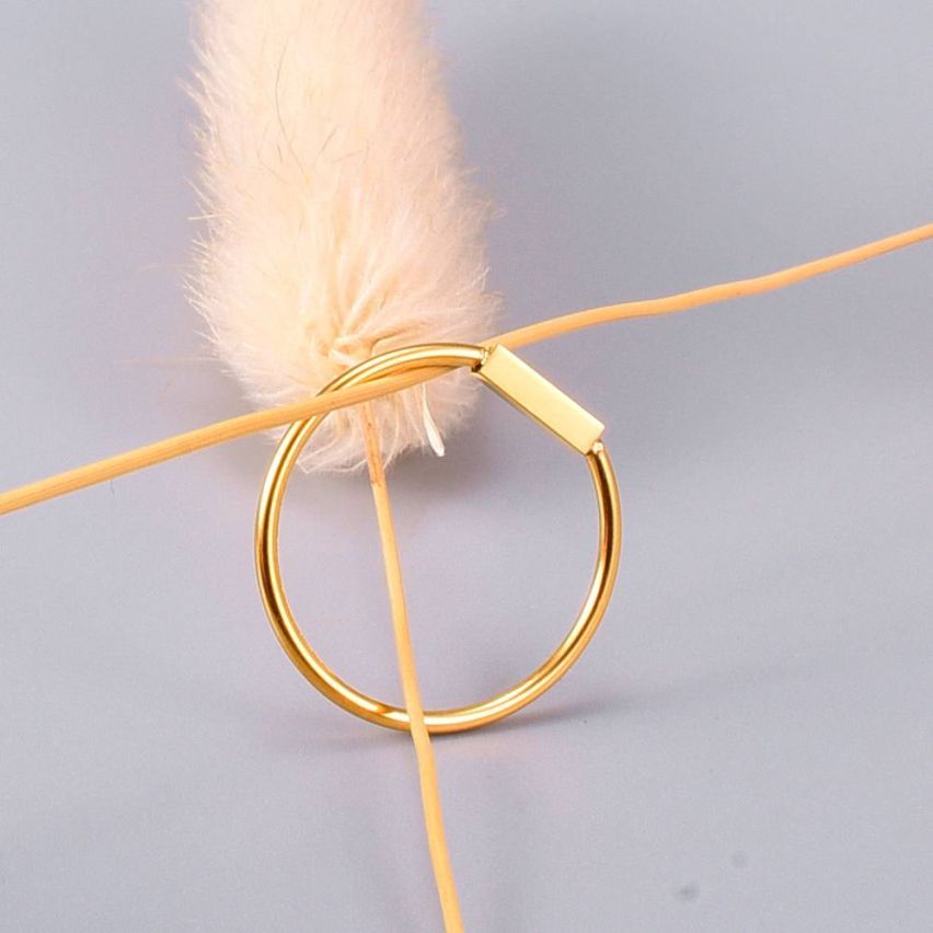 S.Steel Gold Plating Minimalist Women-c