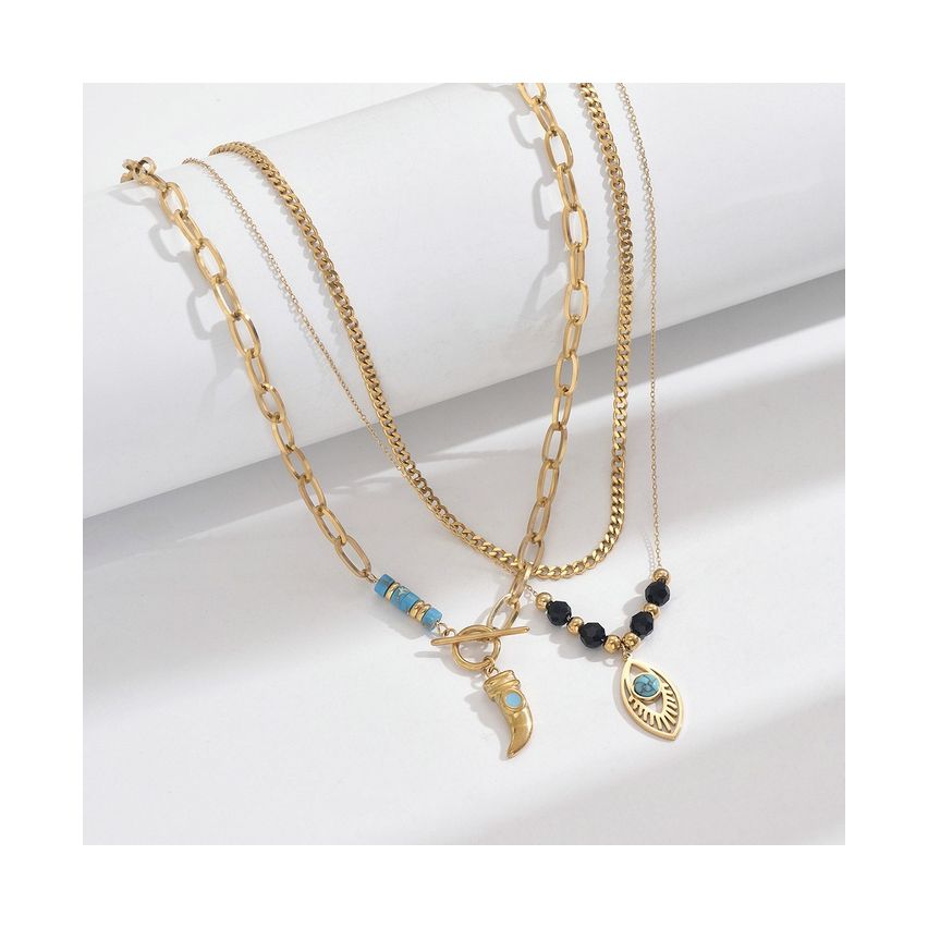 S.Steel Gold Plating Minimalist Women-c