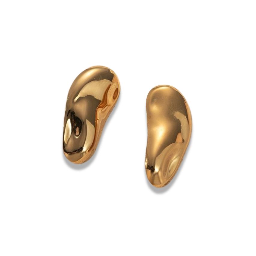 S.Steel Gold Plating Smooth Women-c 11.9g 45x25mm