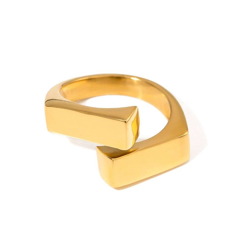 Gold Plating S.Steel Smooth Women-c 