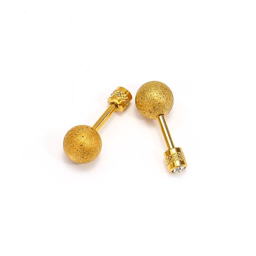ESSENTIAL Gold Plating S.Steel Zircon Minimalist Women-c 