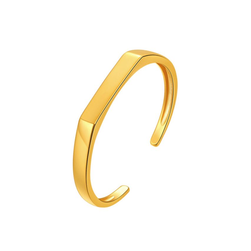 S.Steel Gold Plating Smooth Men-c 25.4g 180x6mm