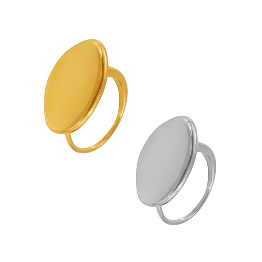 S.Steel Gold Plating Smooth Women-c EU54 - ES14 - US7