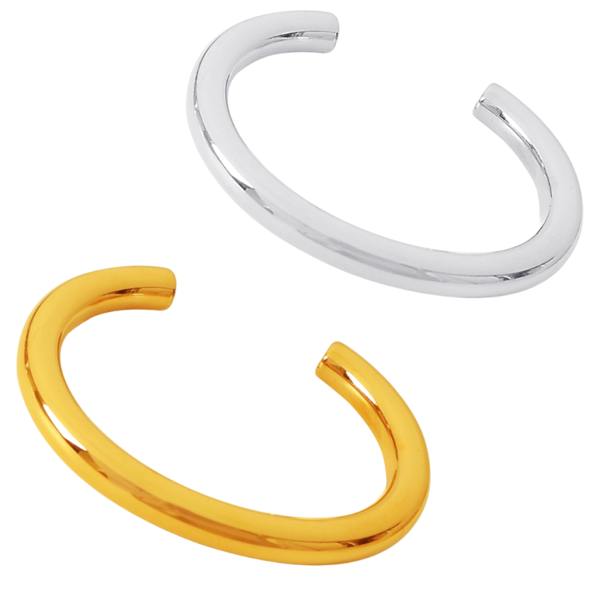 S.Steel Gold Plating Smooth Women-c 21.6g 188.4x8mm