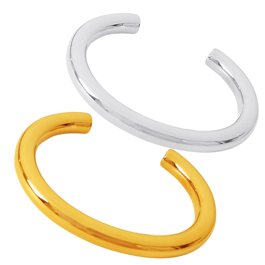 S.Steel Gold Plating Smooth Women-c 36.3g 188.4x9.5mm