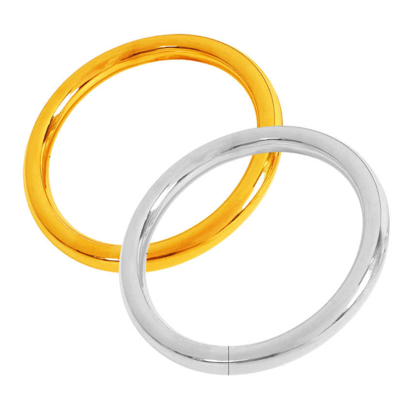 S.Steel Gold Plating Smooth Women-c 19.2g 200x8.3mm