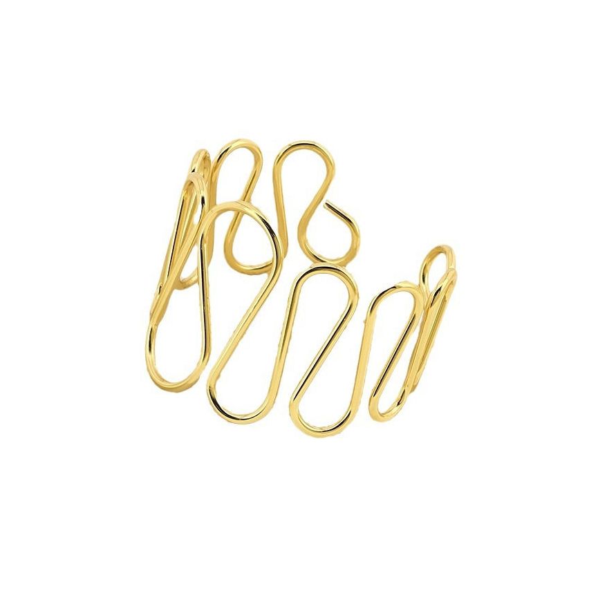 Gold Plating Geometric Women-c