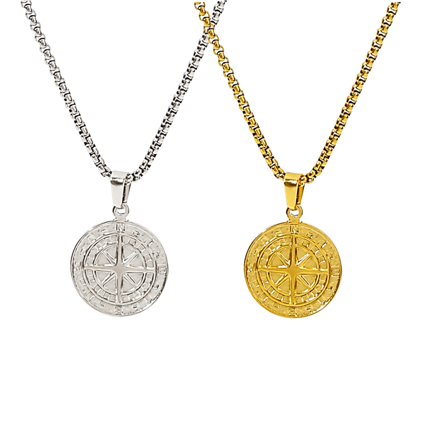 S.Steel Gold Plating With Plate Men-c