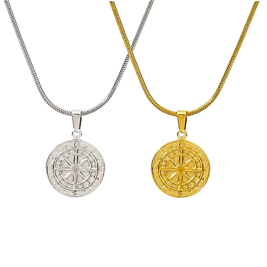 S.Steel Gold Plating With Plate Men-c