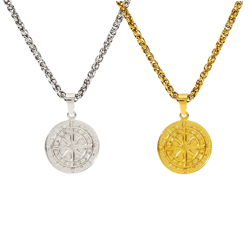 S.Steel Gold Plating With Plate Men-c