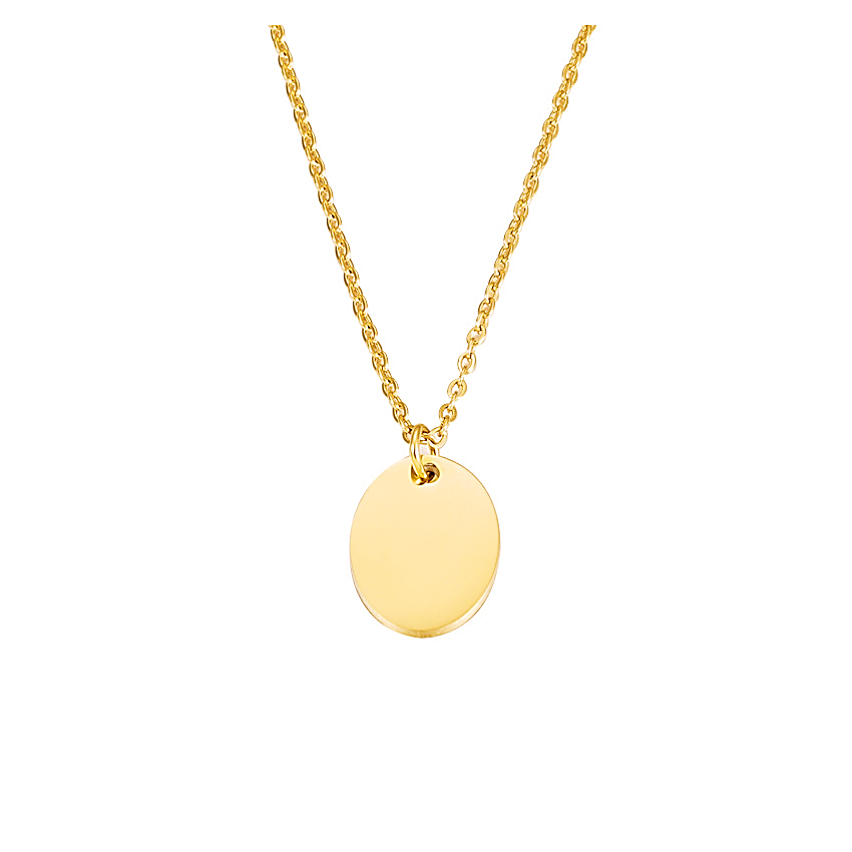 S.Steel Gold Plating With Plate Women-c 3.3g