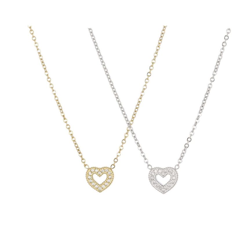 S.Steel Zircon In love Women-c 5g