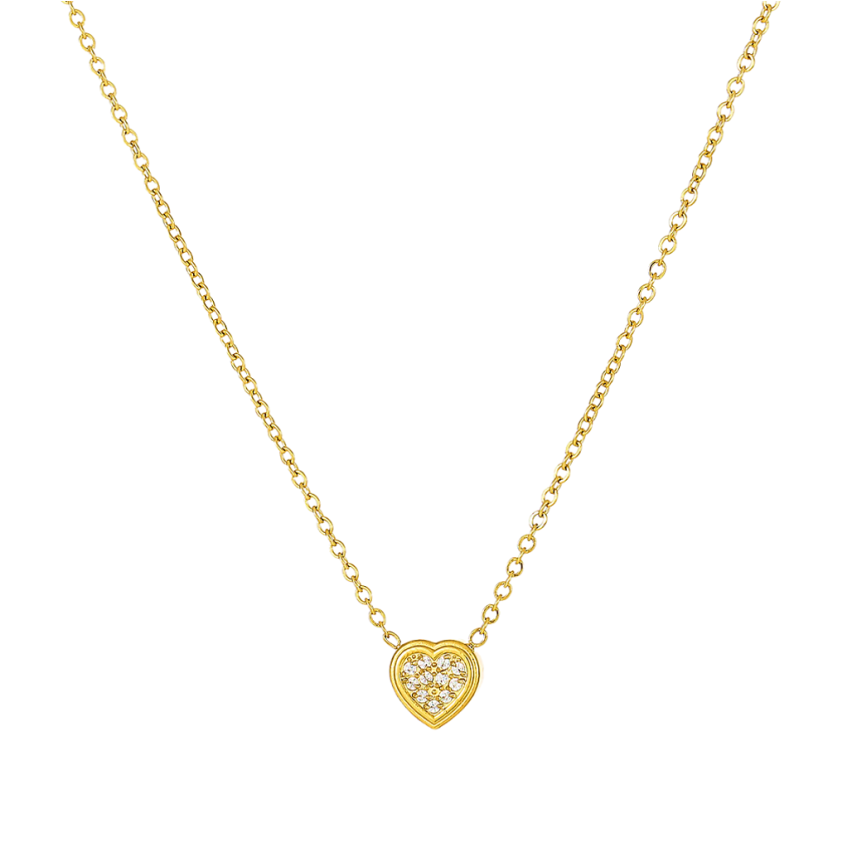 S.Steel Zircon Minimalist Women-c 3g 450+50x8mm