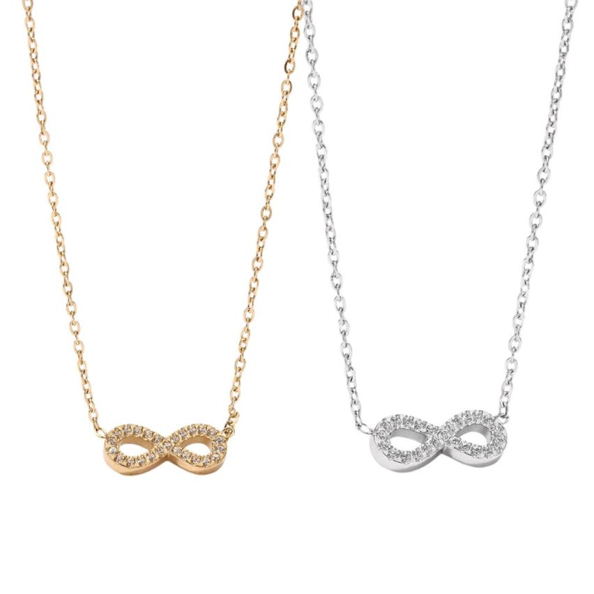 S.Steel Zircon Minimalist Women-c