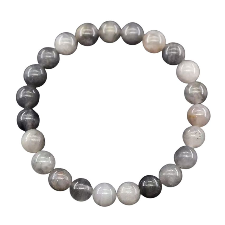 Grey Natural Stone Beads Men-c 20g 190x8mm