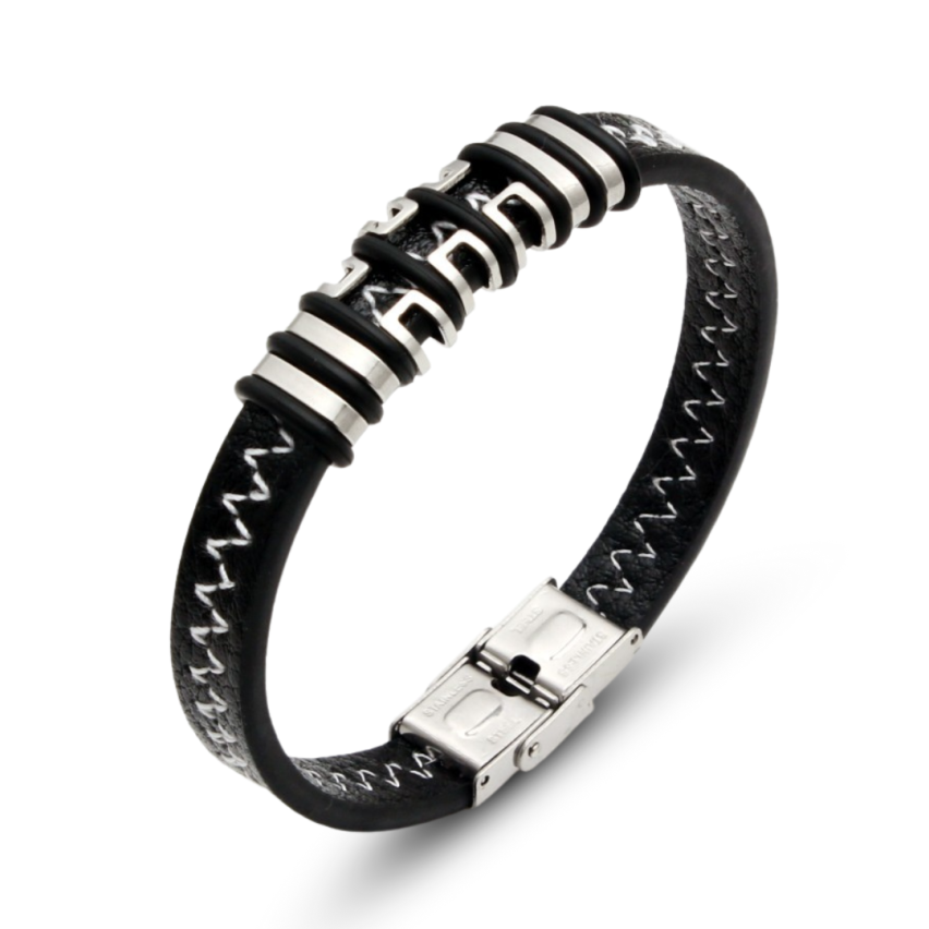 S.Steel Leather Men 20g 