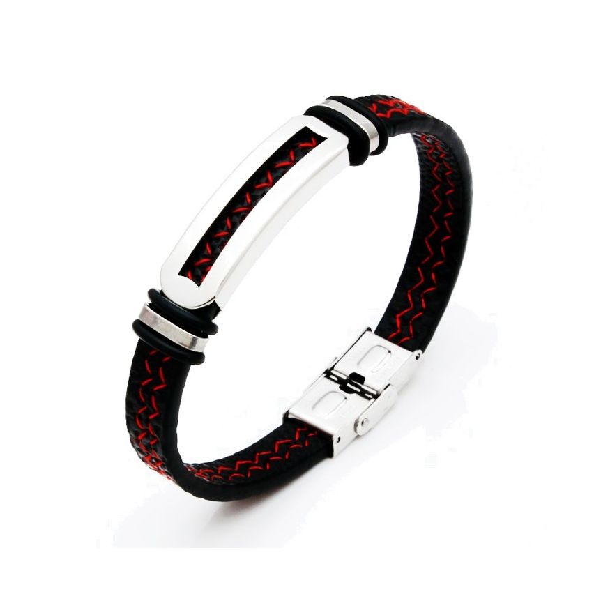 S.Steel Leather Men-c