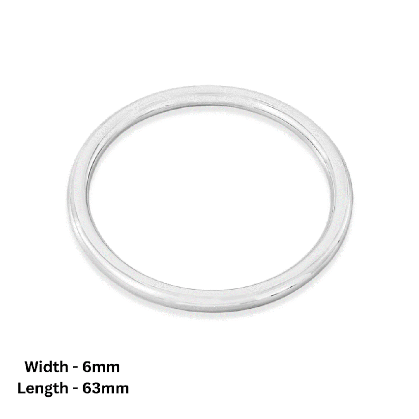 S.Steel Minimalist Women-c 18g 63x6mm