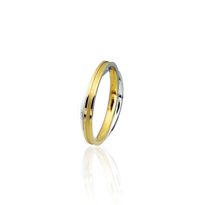 S.Steel Gold Plating Minimalist Women-c EU48 - ES8 - US4.5