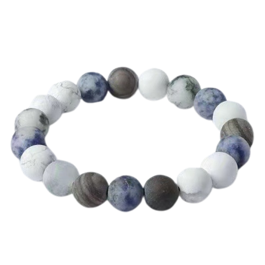 Unisex Natural Stone Beads Men-c 25g