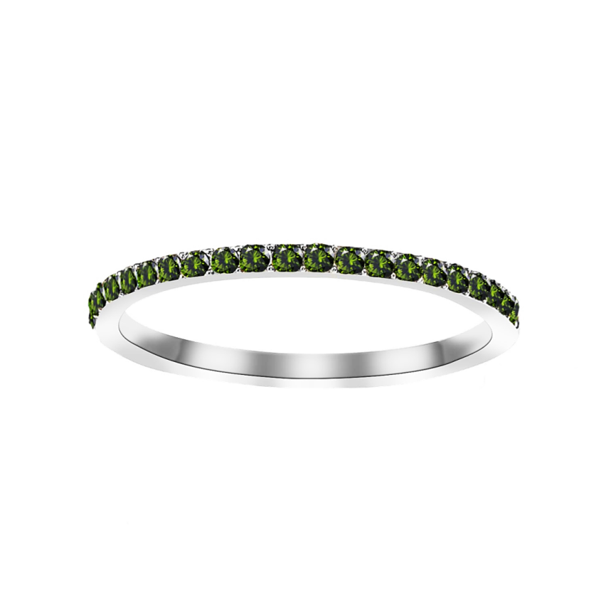 S.Steel New Green Zircon Women-c 2g EU54 - ES14 - US7