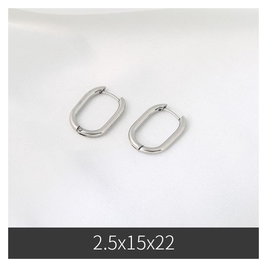 S.Steel S.Steel Hoop c-uone 22x15mm - 2.5mm