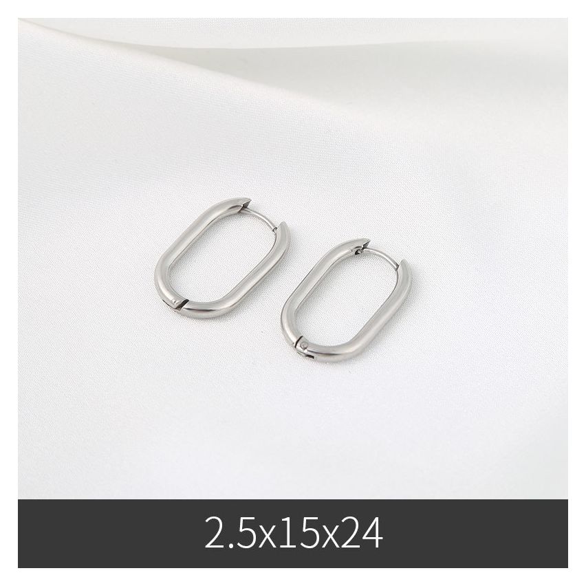S.Steel S.Steel Hoop c-uone 24x15mm - 2.5mm