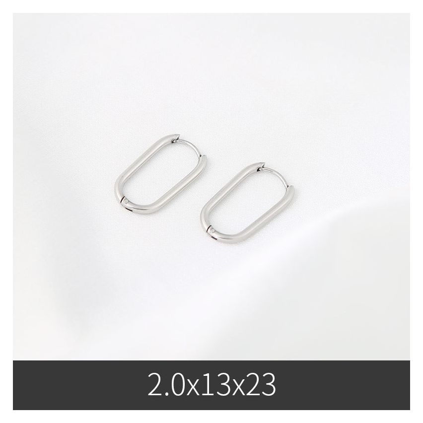 S.Steel S.Steel Hoop c-uone 23x13mm - 2mm