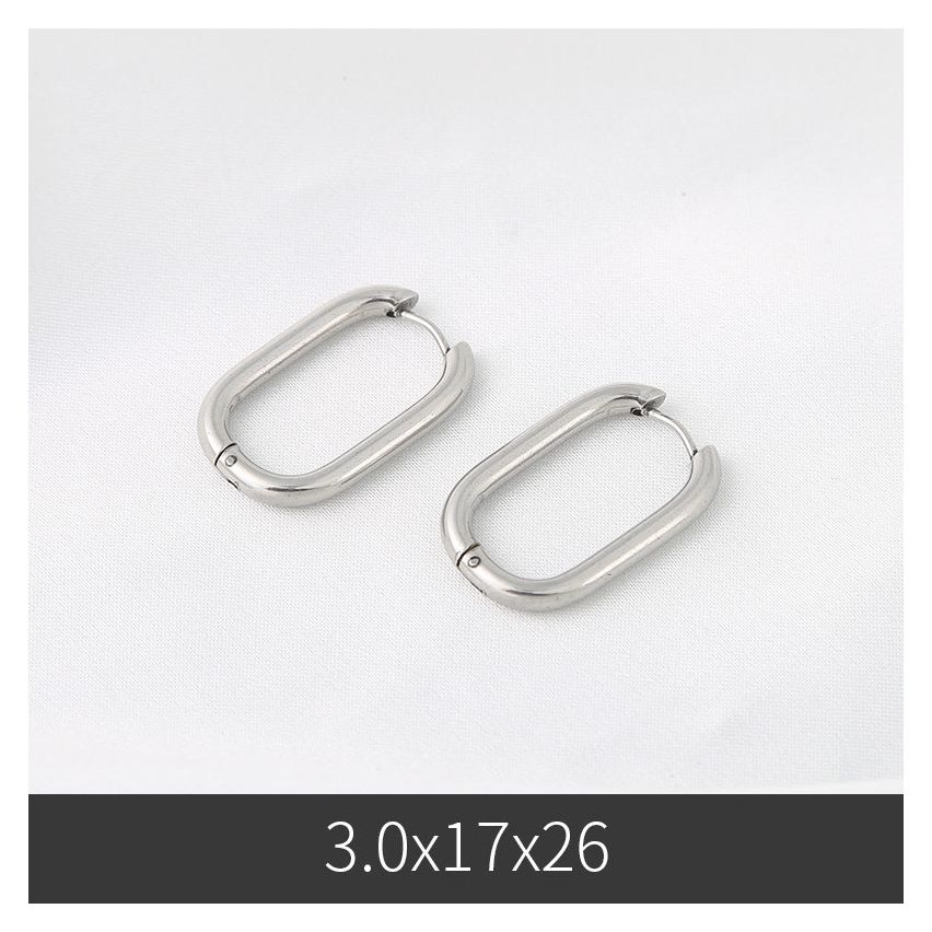 S.Steel S.Steel Hoop c-uone 26x15mm - 2.5mm