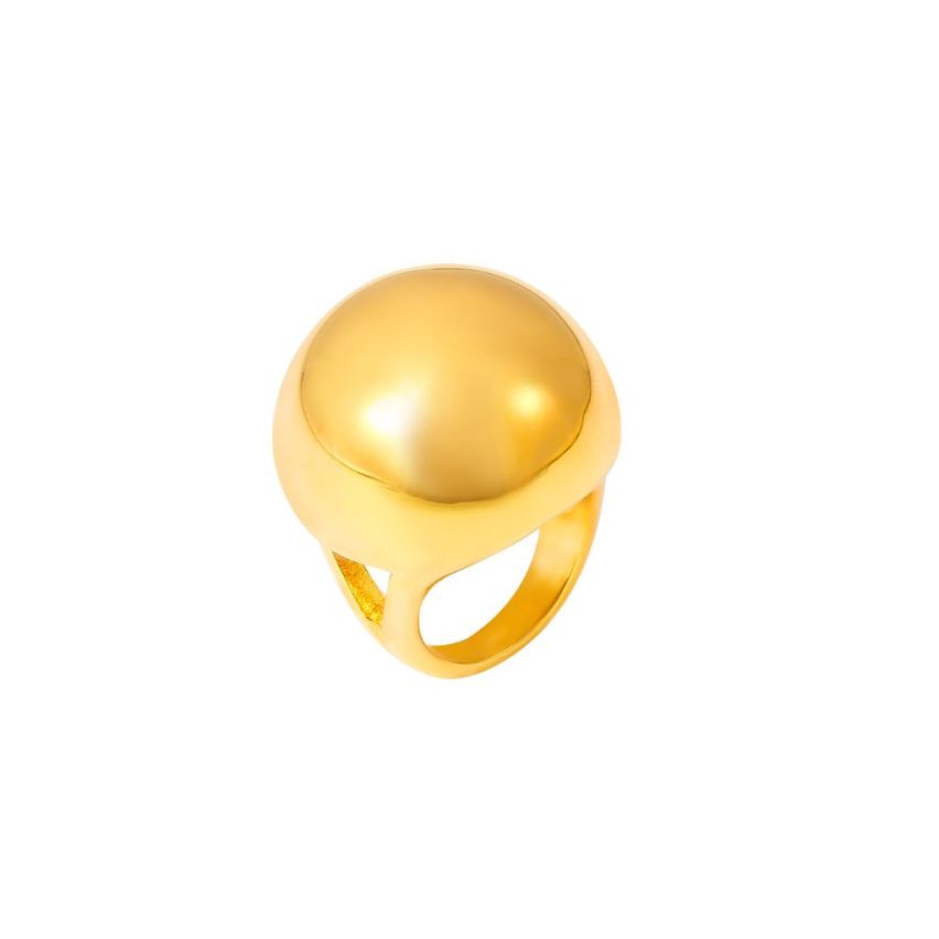 S.Steel New Gold Plating Smooth Women-c 16.7g EU52 - ES12 - US6