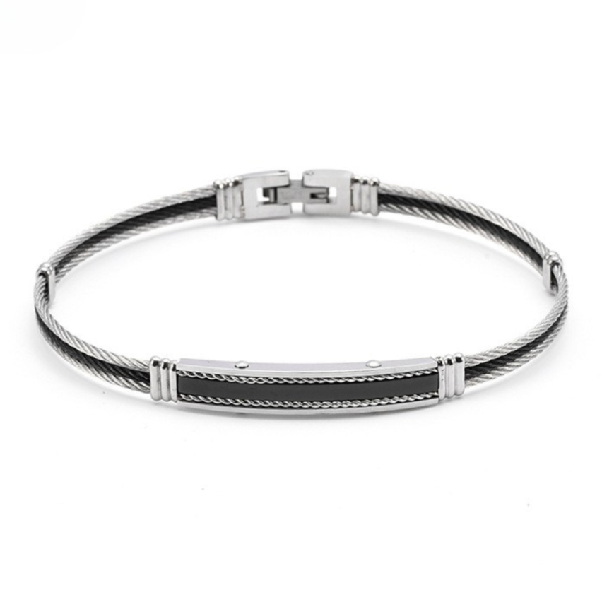 S.Steel New Two plating colors With Plate Men-c 3g