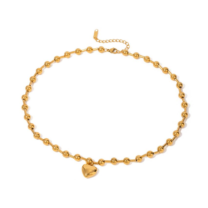 Gold Plating S.Steel Minimalist Pendant