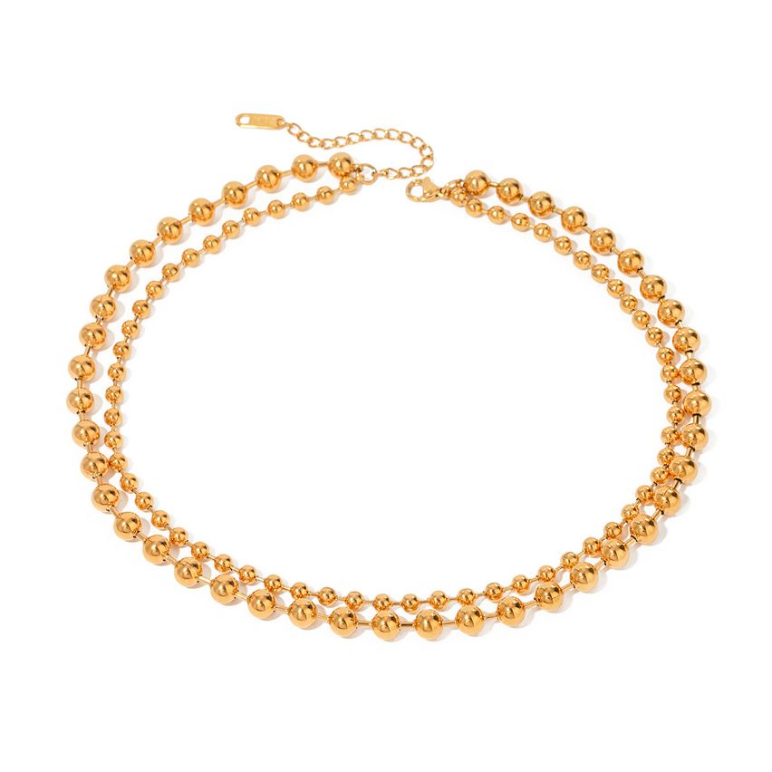 Gold Plating S.Steel Minimalist Pendant