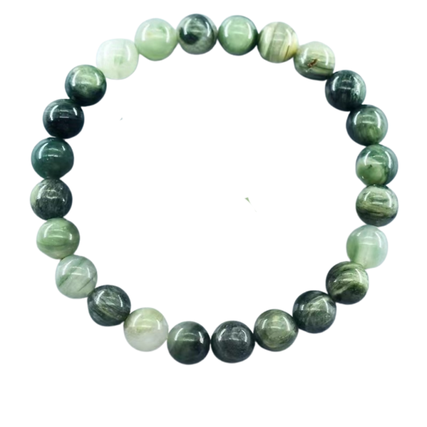 Olive green Natural Stone Beads Men-c 20g 190x8mm