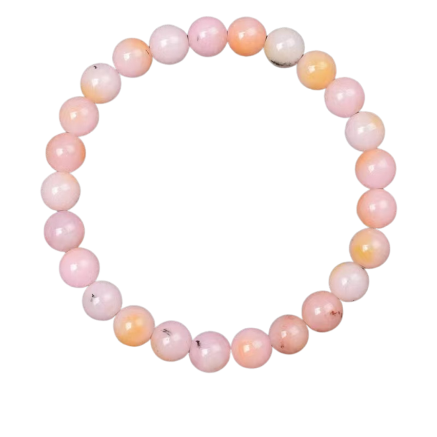 Pink Natural Stone Beads Women-c 20g 190x8mm