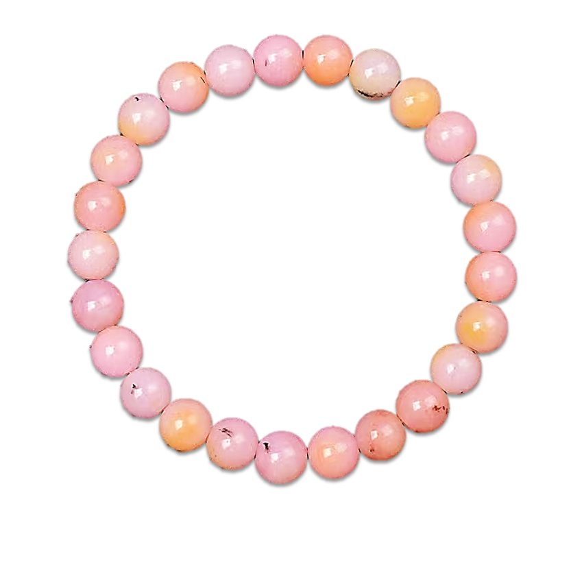 Pink Natural Stone Beads Women-c 20g 190x8mm