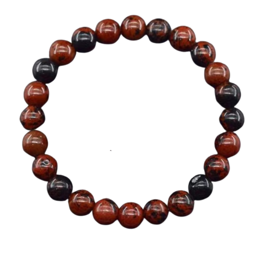 Red Natural Stone Beads Men-c 20g 190x8mm