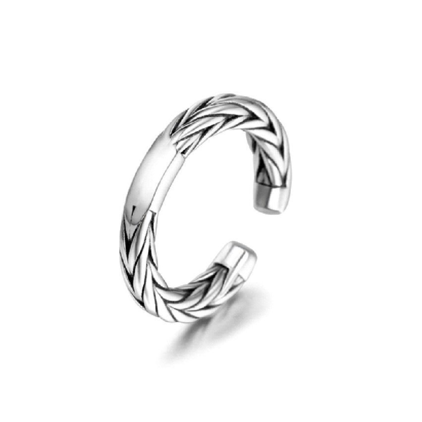 Antique silver S.Steel Balinese Ring