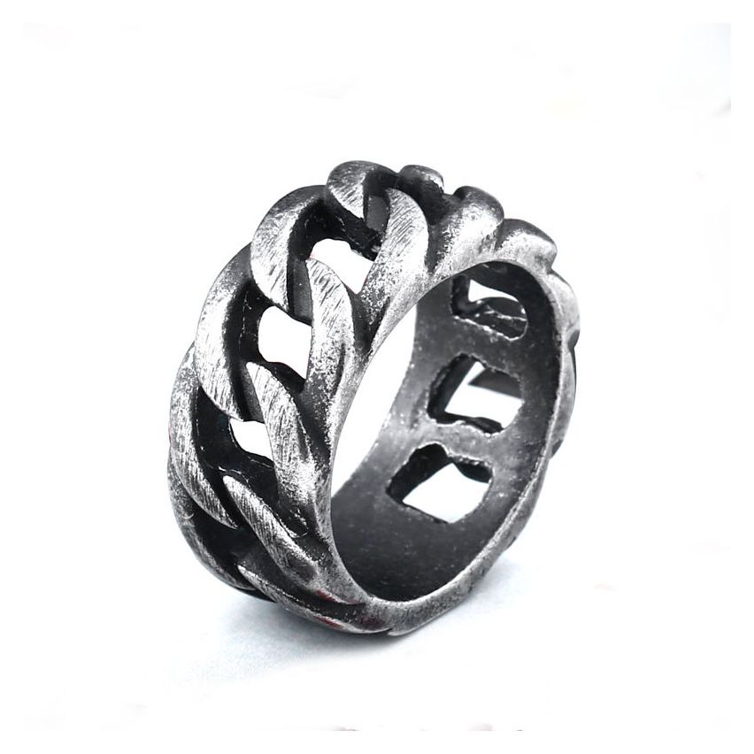 Brushed black S.Steel Urban Ring