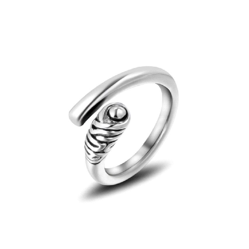 Antique silver S.Steel Balinese Ring