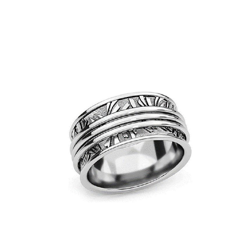 Antique silver S.Steel Balinese Ring